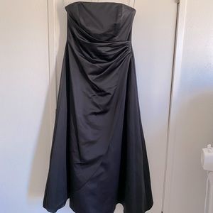 David’s Bridal Strapless Bridesmaid Gown